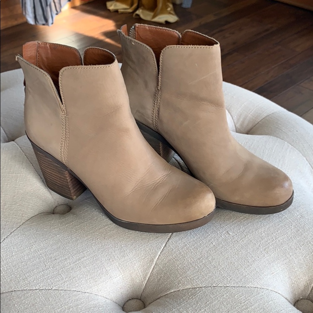 Lucky Brand leather booties!